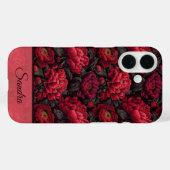カスタムデザインのボタン floralデザイン 母の日ギフト Case-Mate iPhoneケース (裏面 (横))