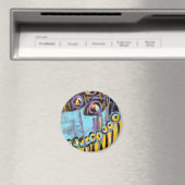 カスタムデザインのラウンドマグネット マグネット (インサイチュ (食洗機))