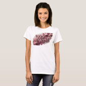 カスタムデザインのレッド「YES WINE」Tシャツ Tシャツ (正面フル)
