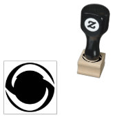 カスタムデザインのロゴまたはパーソナライズ(暗い) ラバースタンプ (押印)