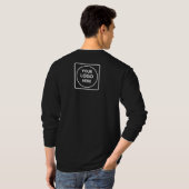 カスタムデザインのロゴ入りスタッフTシャツ(前面・背面) Tシャツ (裏面フル)