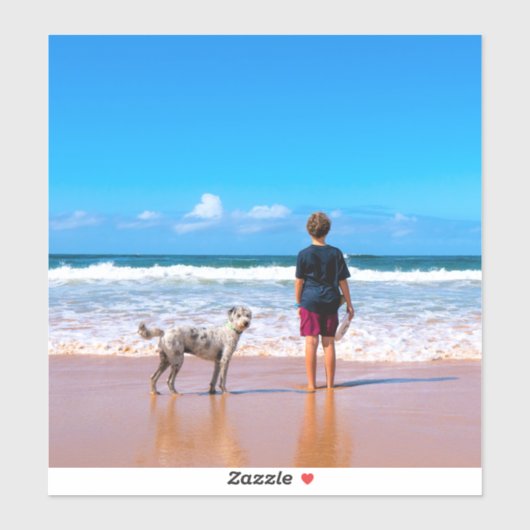 カスタムデザインの写真Make Your Own Photo - I Love My Pet シール (シート)