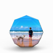 カスタムデザインの写真Make Your Own Photo - I Love My Pet フォトブロック (正面)