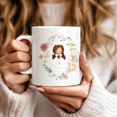 カスタムデザインの女子の初聖体拝領グリーンワース コーヒーマグカップ