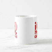 カスタムデザインの彼女愛 コーヒーマグカップ (中央)