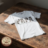 カスタムデザインの最高のパパのコラージュ写真Tシャツ Tシャツ