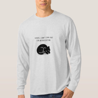 カスタムデザインの「引きこもりネコ」Tシャツ（メンズ） Tシャツ