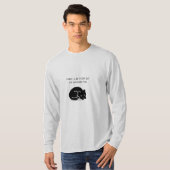 カスタムデザインの「引きこもりネコ」Tシャツ(メンズ) Tシャツ (正面フル)