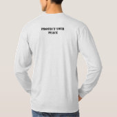カスタムデザインの「引きこもりネコ」Tシャツ(メンズ) Tシャツ (裏面)