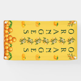 カスタムデザインオレンジ販売の垂直 横断幕