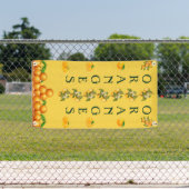 カスタムデザインオレンジ販売の垂直 横断幕 (インサイチュ)