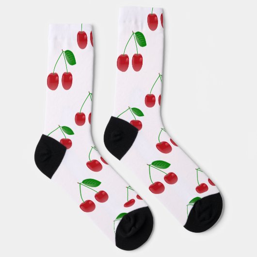カスタムデザインソックスさくらんぼHAMbWG ソックス (右)