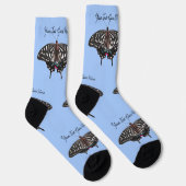 カスタムデザインソックス蝶 ソックス (右)