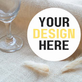 カスタムデザインロゴビジネスイベント結婚式 ラウンドペーパーコースター