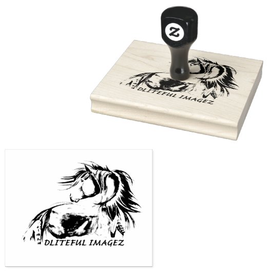 カスタムデザインロゴ木製インクスタンプ ラバースタンプ (押印)