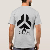 カスタムデザイン付きTシャユニークツ Tシャツ (裏面)