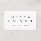 カスタムデザイン名刺3.5 x 2インチDIY 名刺 (正面)