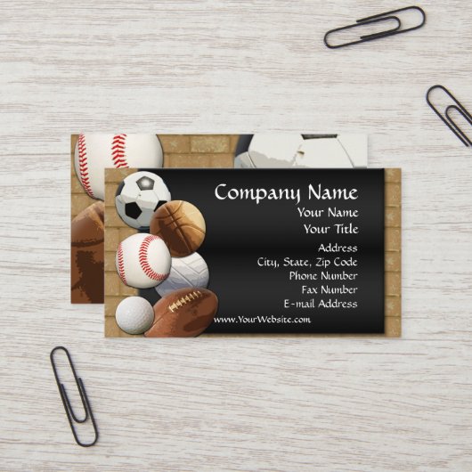 カスタムデザイン名刺、オンラインスポーツテーマ 名刺 (正面/裏面インサイチュ)