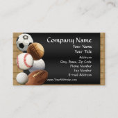 カスタムデザイン名刺、オンラインスポーツテーマ 名刺 (正面)