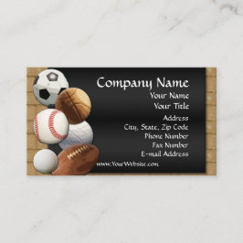 カスタムデザイン名刺、オンラインスポーツテーマ 名刺