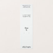 カスタムデザイン折り畳みテントイヤリングディスプレイカード 名刺 (外部フラット)