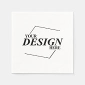 カスタムデザイン独自のテンプレートを作成 スタンダードカクテルナプキン (正面)