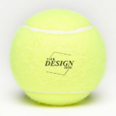 カスタムデザイン独自のテンプレートを作成 テニスボール (裏面)