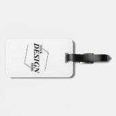 カスタムデザイン独自のテンプレートを作成 ラゲッジタグ (裏面横)