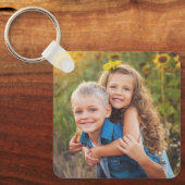 カスタムデザイン自分の可愛い子供の写真 キーホルダー (正面)