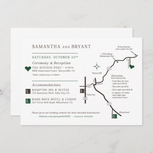 カスタムデザイン – サマンサ用 エンクロージャーカード (正面/裏面)