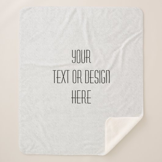 カスタムデザイン –  シェルパブランケット (正面)