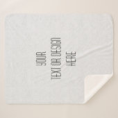 カスタムデザイン –  シェルパブランケット (正面(横))