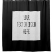 カスタムデザイン –  シャワーカーテン (正面)