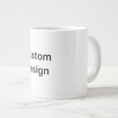 カスタムデザイン ジャンボコーヒーマグカップ (正面右)