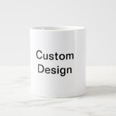カスタムデザイン ジャンボコーヒーマグカップ (正面)