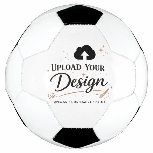 カスタムデザイン ロゴ サッカーボール (正面)