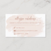 カスタムデザイン |編集不可のZazleテンプレート 名刺 (裏面)