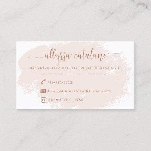 カスタムデザイン |編集不可のZazleテンプレート 名刺 (裏面)