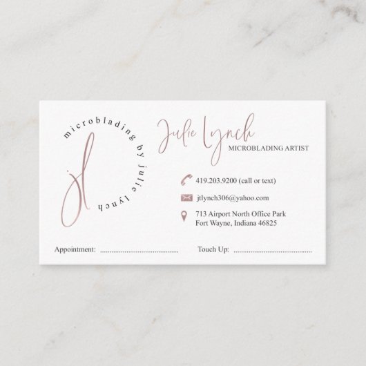 カスタムデザイン |編集不可ZazzleテンプレートBusin 名刺 (正面)