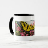 カスタムデザイン。 蝶 マグカップ (正面左)