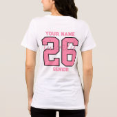 カスタムデザイン 2026年卒業記念Tシャツ トライブレンドＴシャツ (裏面)