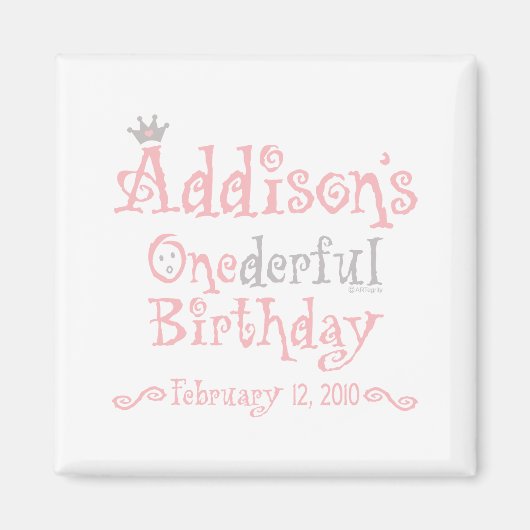 カスタムデザイン – Addison マグネット (正面)