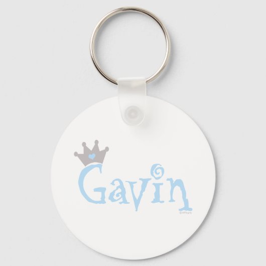 カスタムデザイン – Gavin キーホルダー (正面)