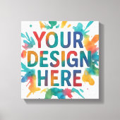 カスタムデザインDIY独自の キャンバスプリント (正面)