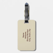 カスタムデッドパイレーツ荷物タグ ラゲッジタグ (裏面縦)