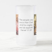 カスタムトスケージエアマンデー フロストグラスビールジョッキ (中央)