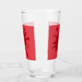 カスタムトマトレッドピントグラス杯 タンブラーグラス (左)