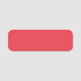 カスタムトマトレッド名タグラベル 名札