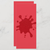 カスタムトマトレッドSplatメニューカード メニュー (正面/裏面)