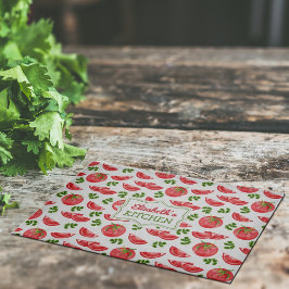 カスタムトマト水彩、キッチン カッティングボード